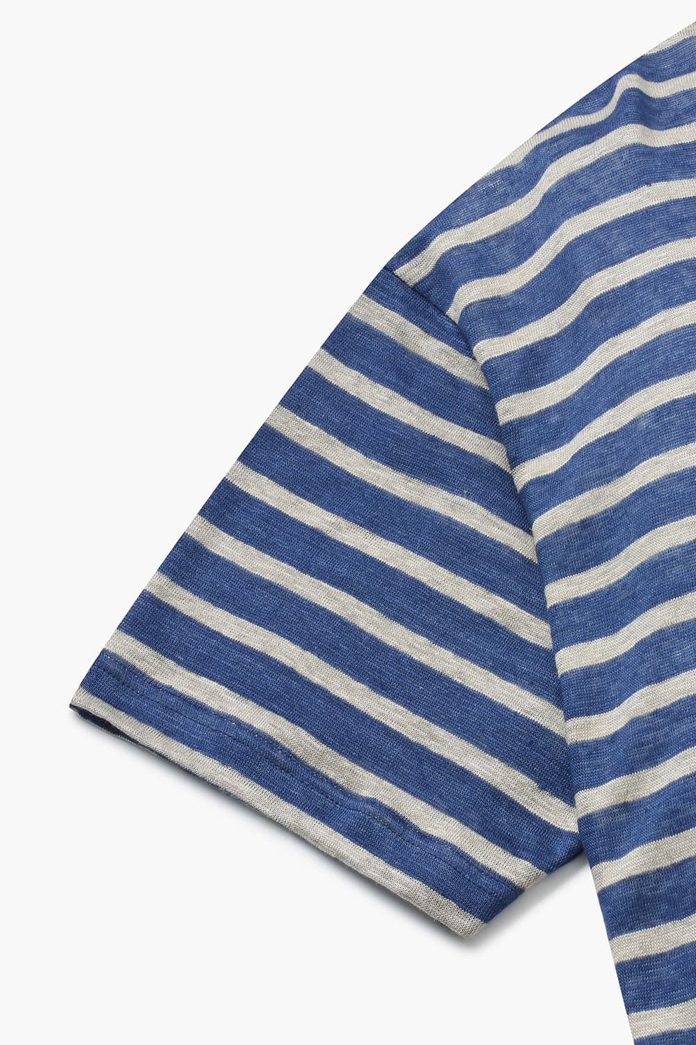 코튼 스트라이프 포켓 오버사이즈 반소매 티셔츠 TS21 JAP BST