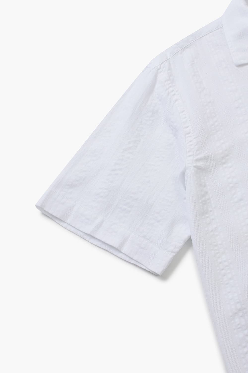 코튼 포켓 테일러드 카라 반소매 셔츠 BB14008 01