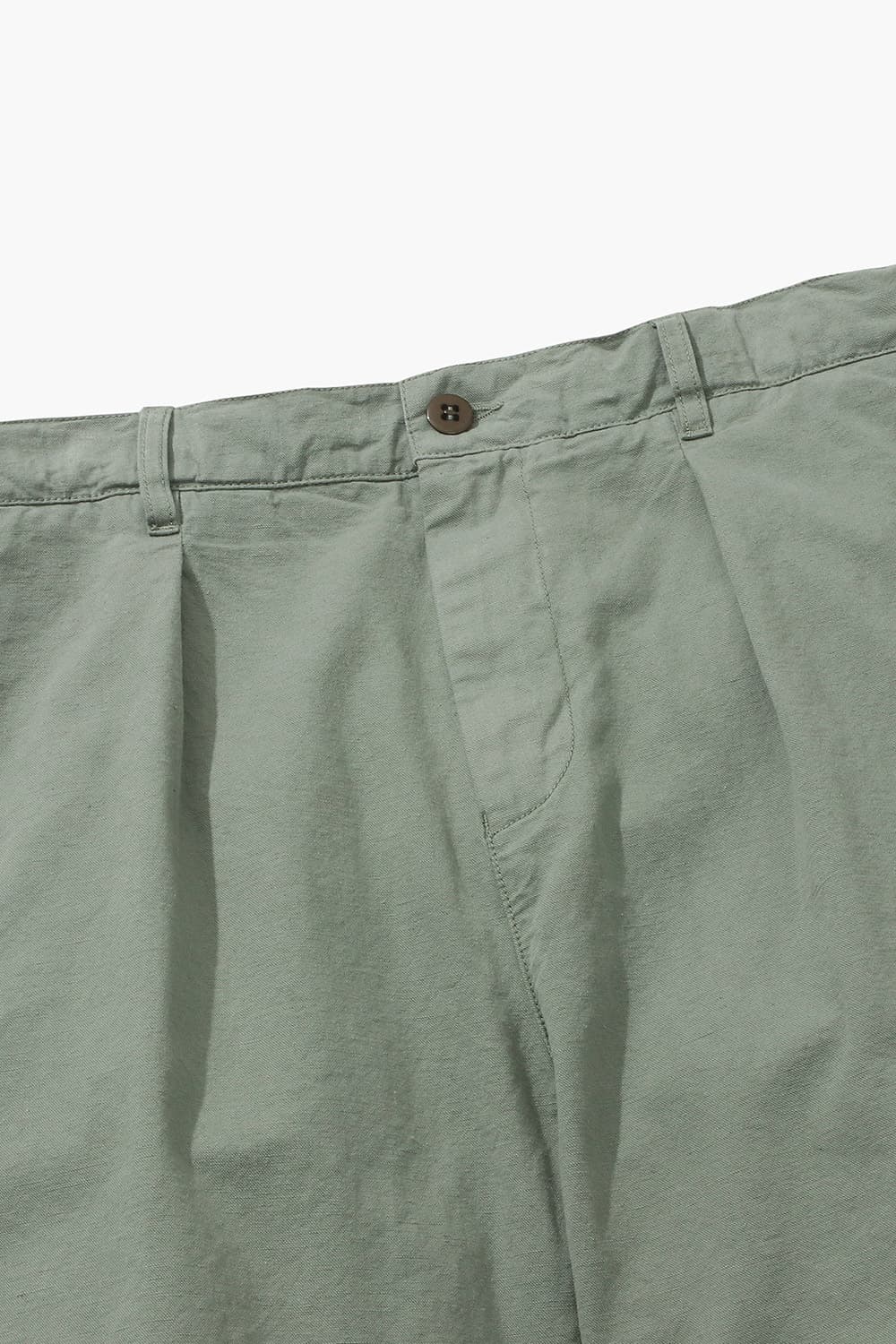 린넨 면 믹스 TONY 바지 그린 QE4SMHTPT004Q75