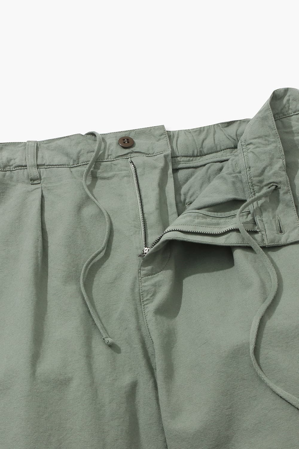 린넨 면 믹스 TONY 바지 그린 QE4SMHTPT004Q75