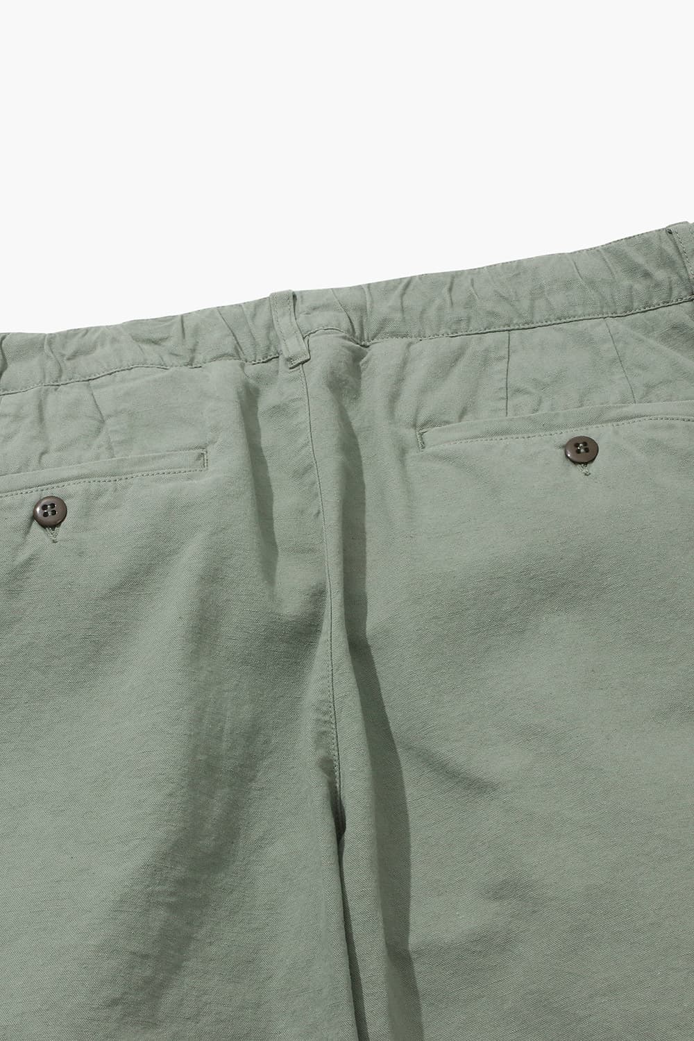 린넨 면 믹스 TONY 바지 그린 QE4SMHTPT004Q75