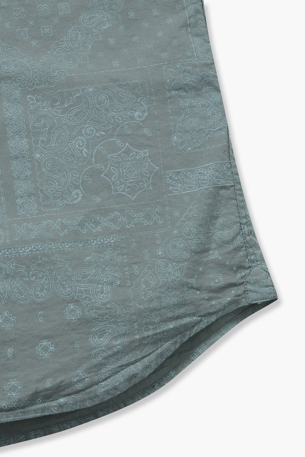 면 100 PITT PAT 셔츠 그린 QE4SMHTSH006Q77