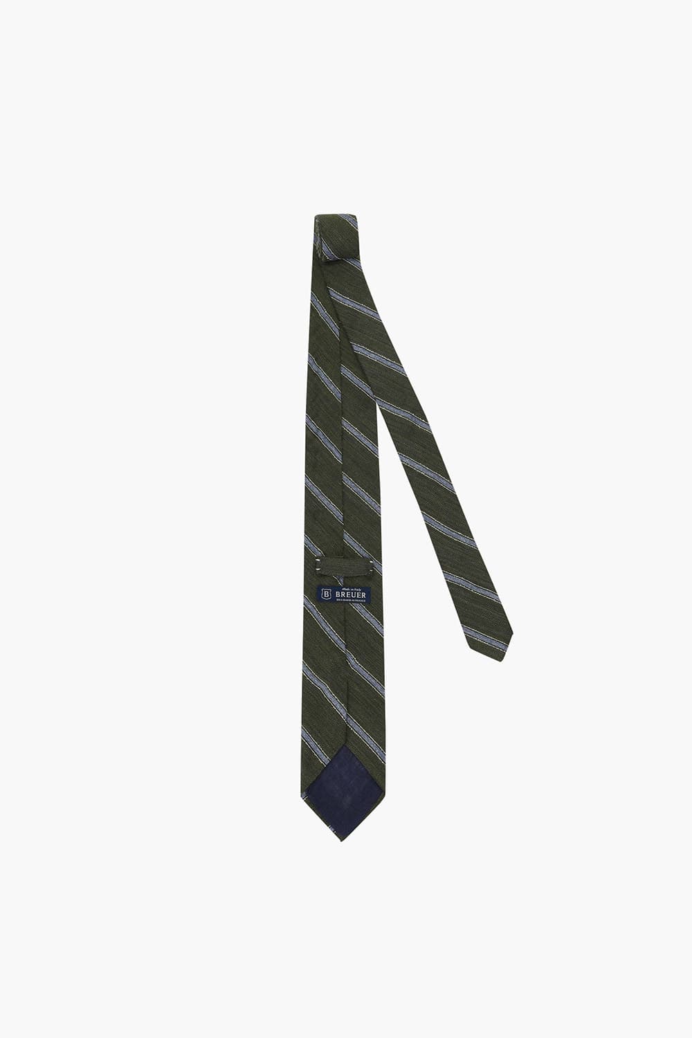 다크 그린 울 실크 믹스 넥타이 RD9FMBBTI108R77