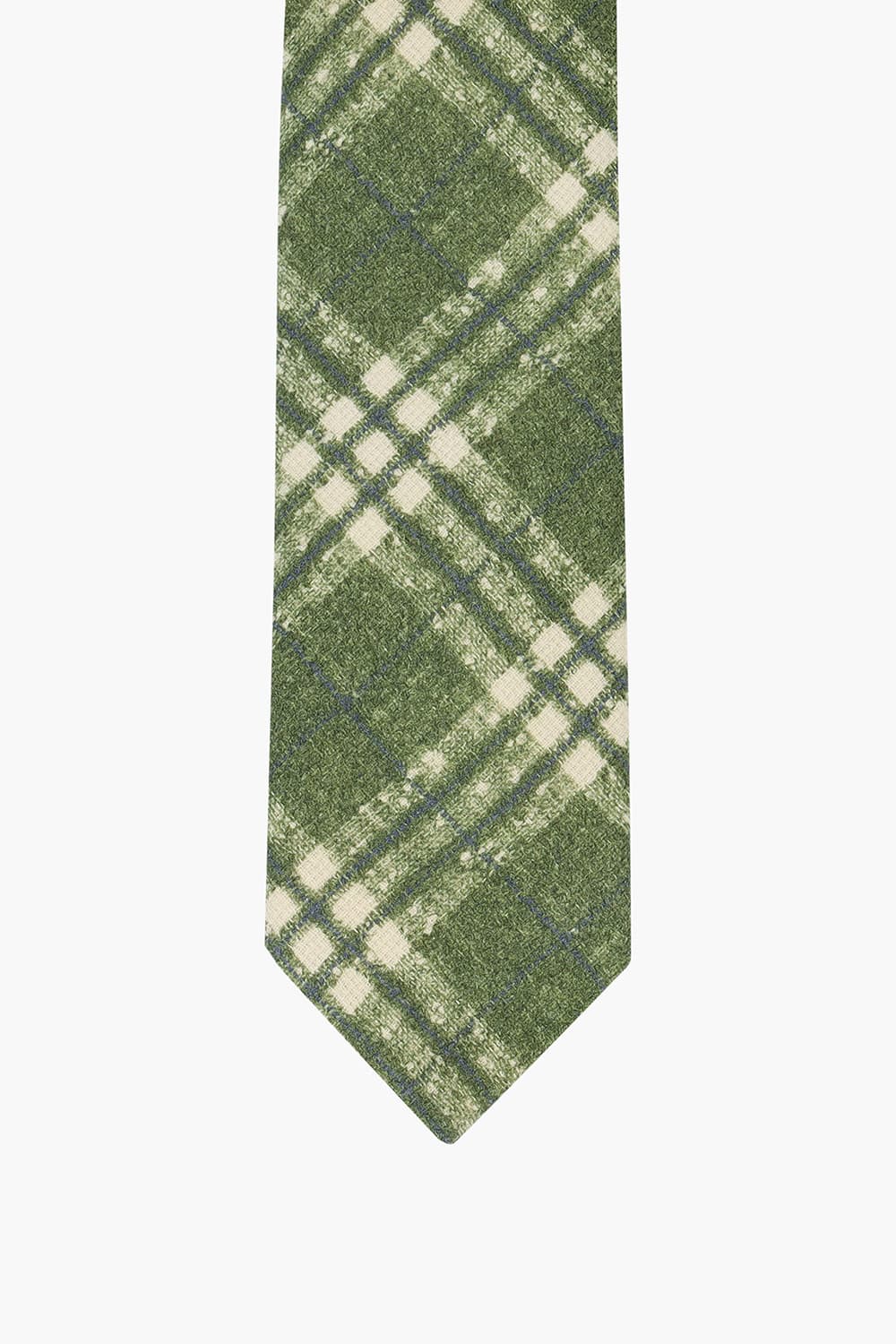 카키 울 실크 믹스 넥타이 RD9FMBBTI106R75