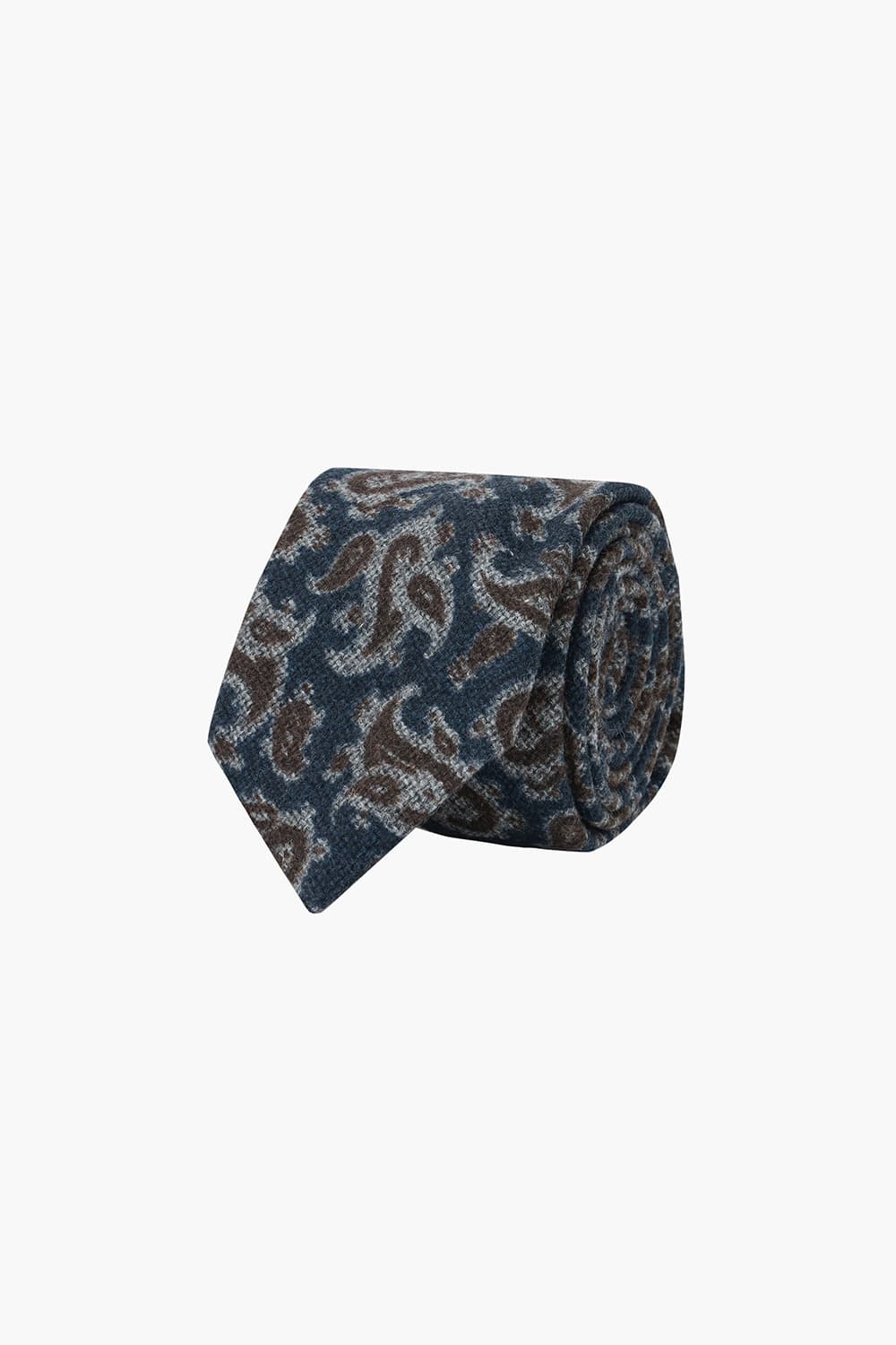 네이비 울 실크 믹스 넥타이 RD8FMBBTI107R65