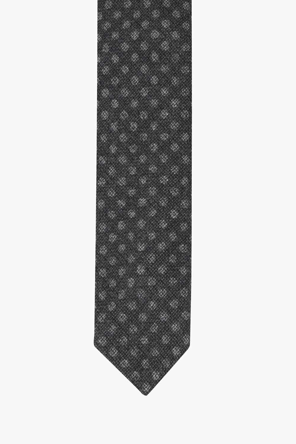 그레이 울 실크 믹스 넥타이 RD8FMBBTI105R95