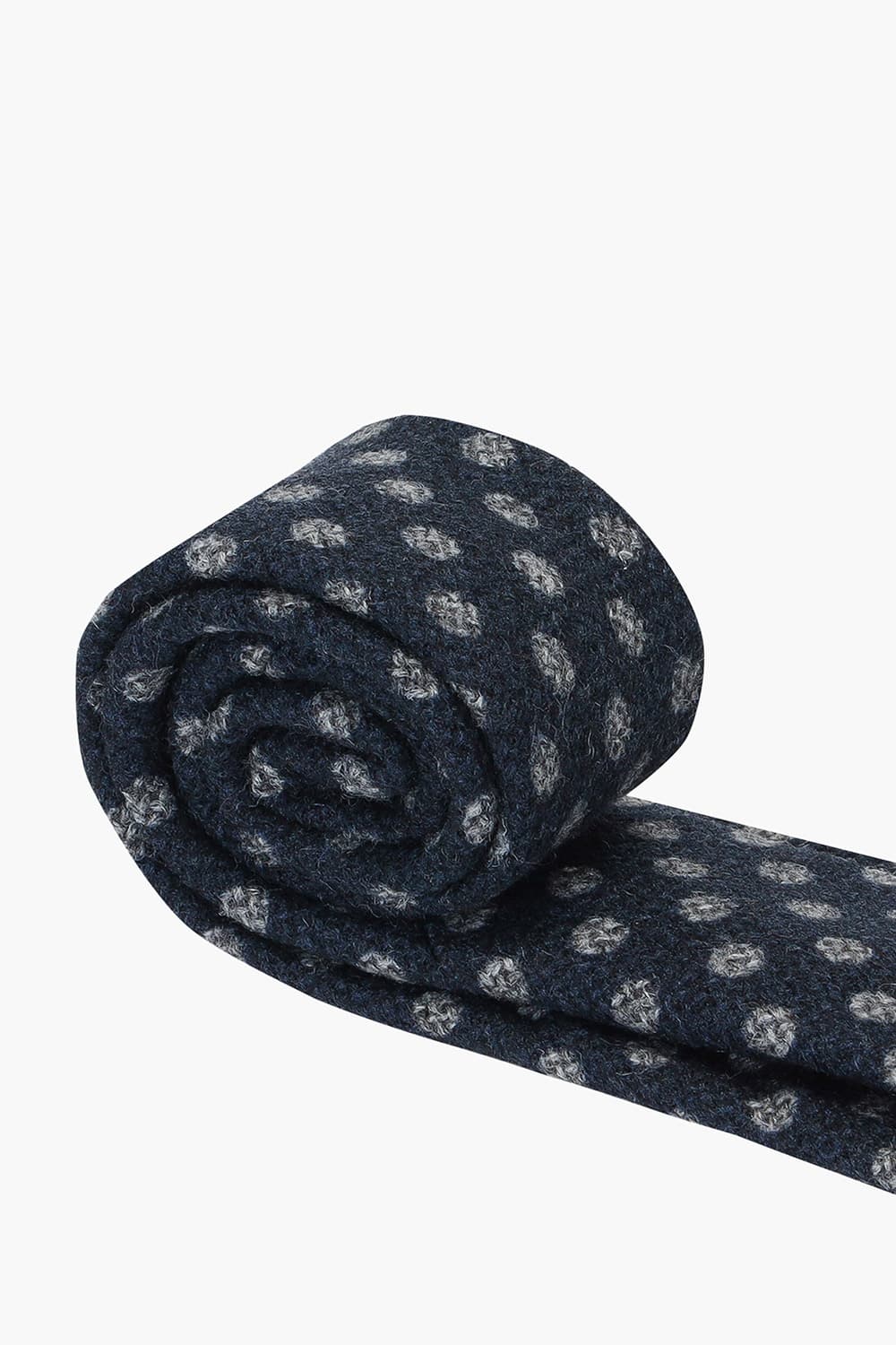 네이비 울 실크 믹스 넥타이 RD8FMBBTI105R65