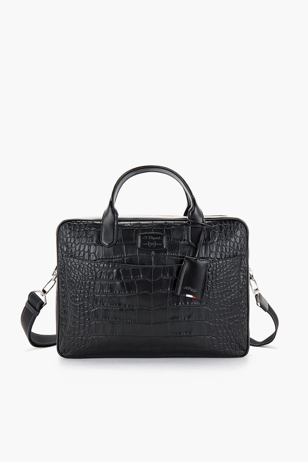 라인D 크로코 댄디 도큐먼트홀더 블랙 CG181063Z