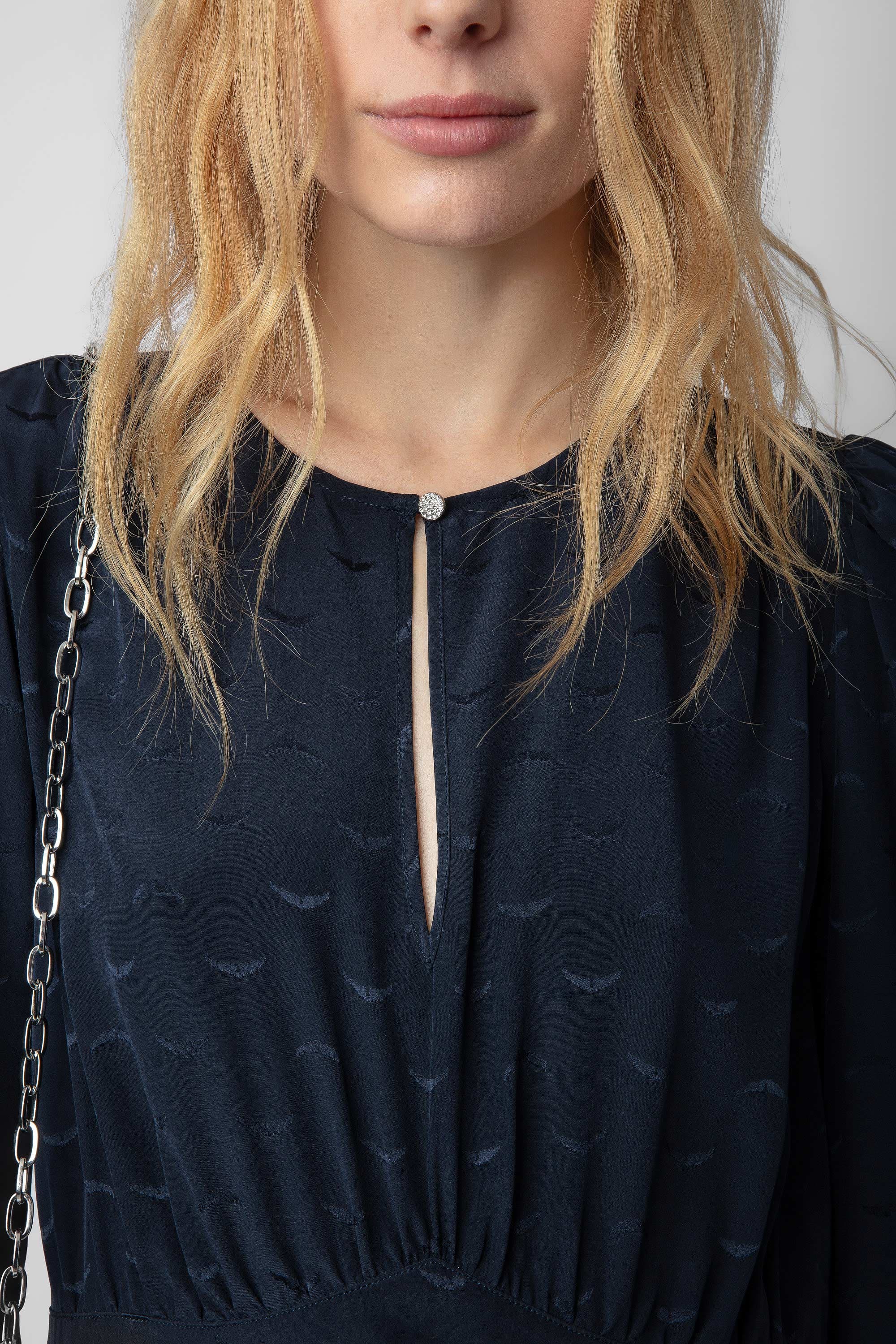 [특가] Rhodri Silk Jacquard Dress