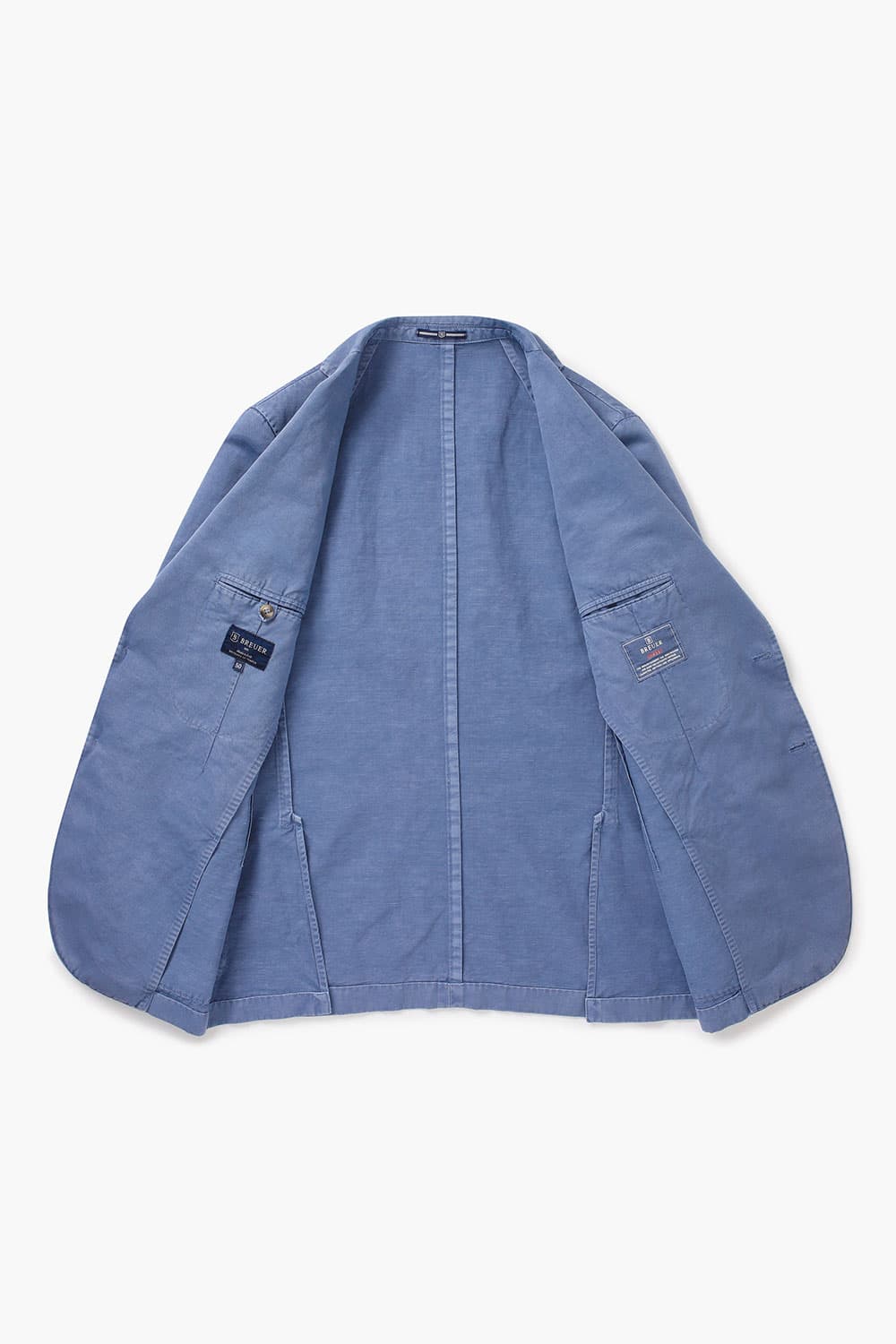 시그니처 셰비 자켓 가먼트다잉 블루 RE4SMBAJA101R62