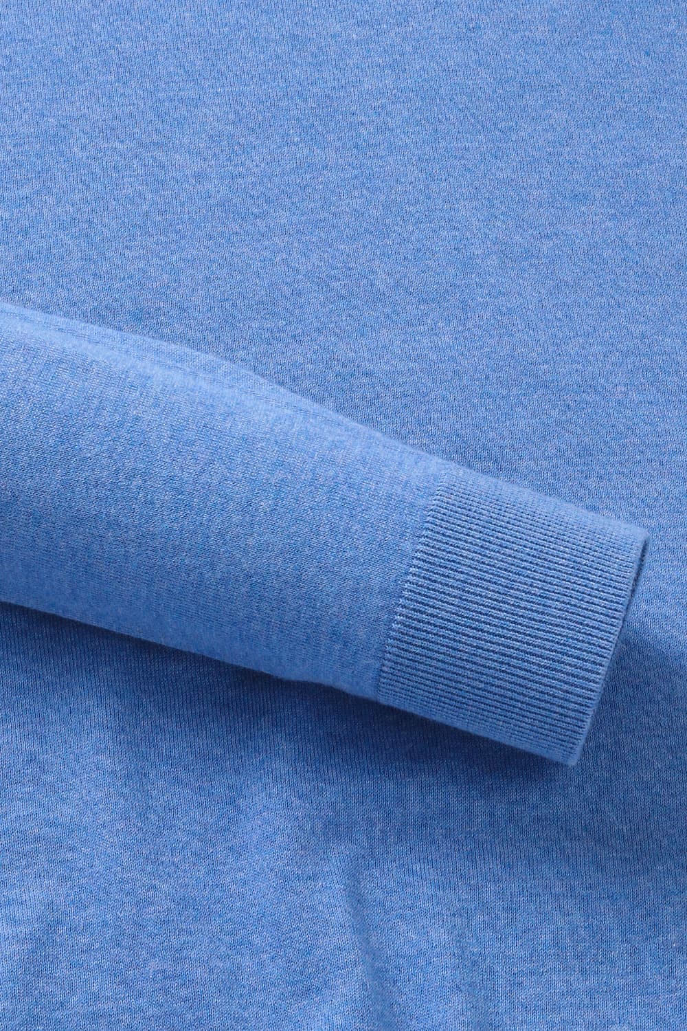 코튼 솔리드 라운드 니트 라이트블루 RE4SMBAKN101R62