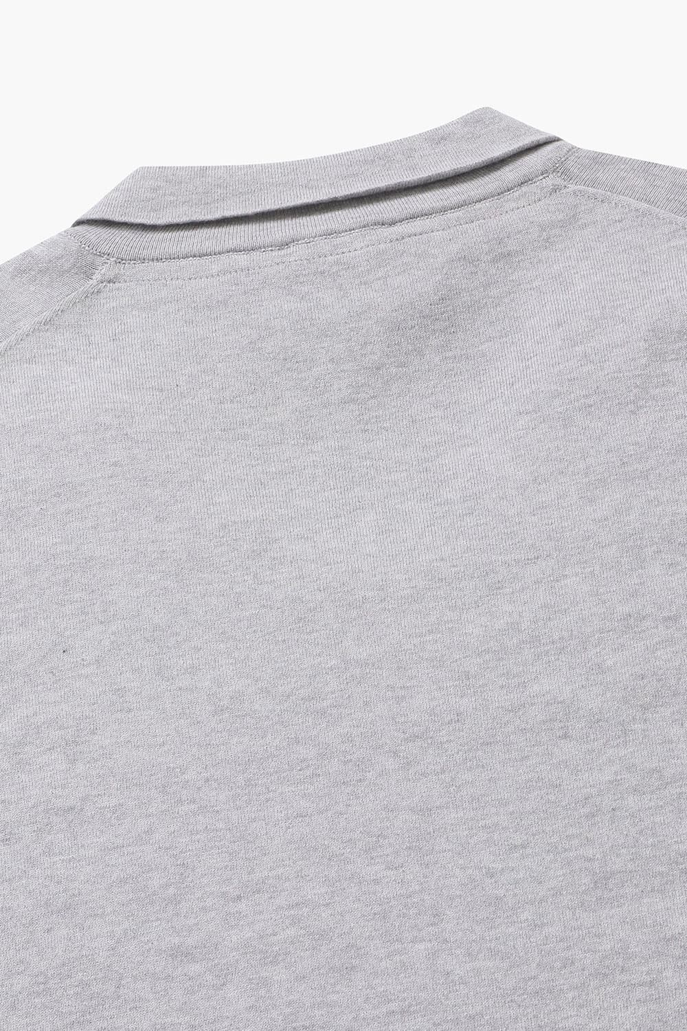 코튼 솔리드 폴로 니트 그레이 RE4SMBAKN102R92