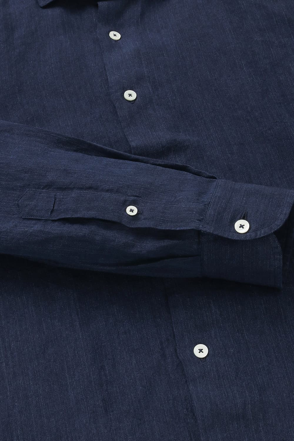 린넨 솔리드 셔츠 네이비 RE4SMBASH308R66