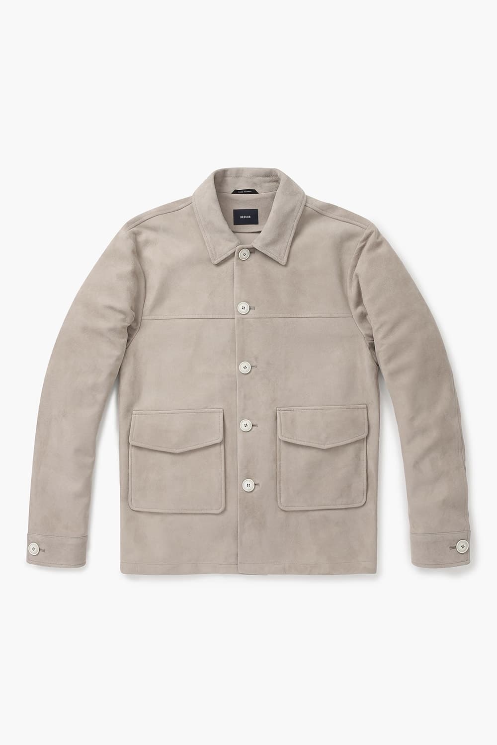 램스킨 스웨이드 오버재킷 베이지 RE4SMBAOT801R15