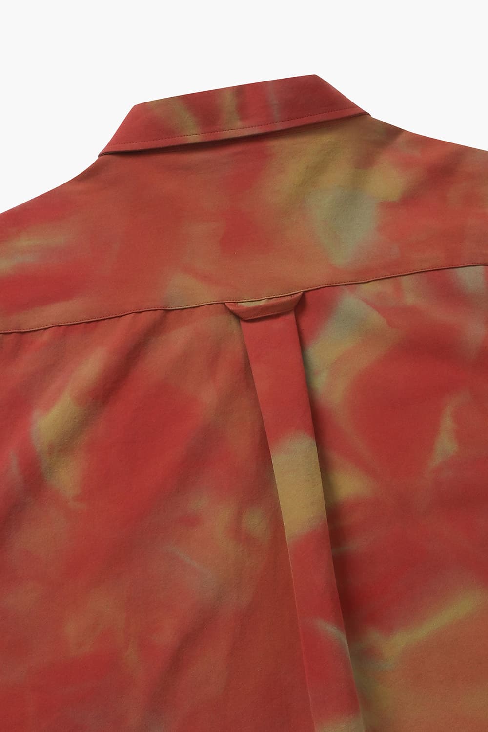 코튼 타이다이 캠프 카라 반소매 셔츠 CH27 TIE-DYE SNR