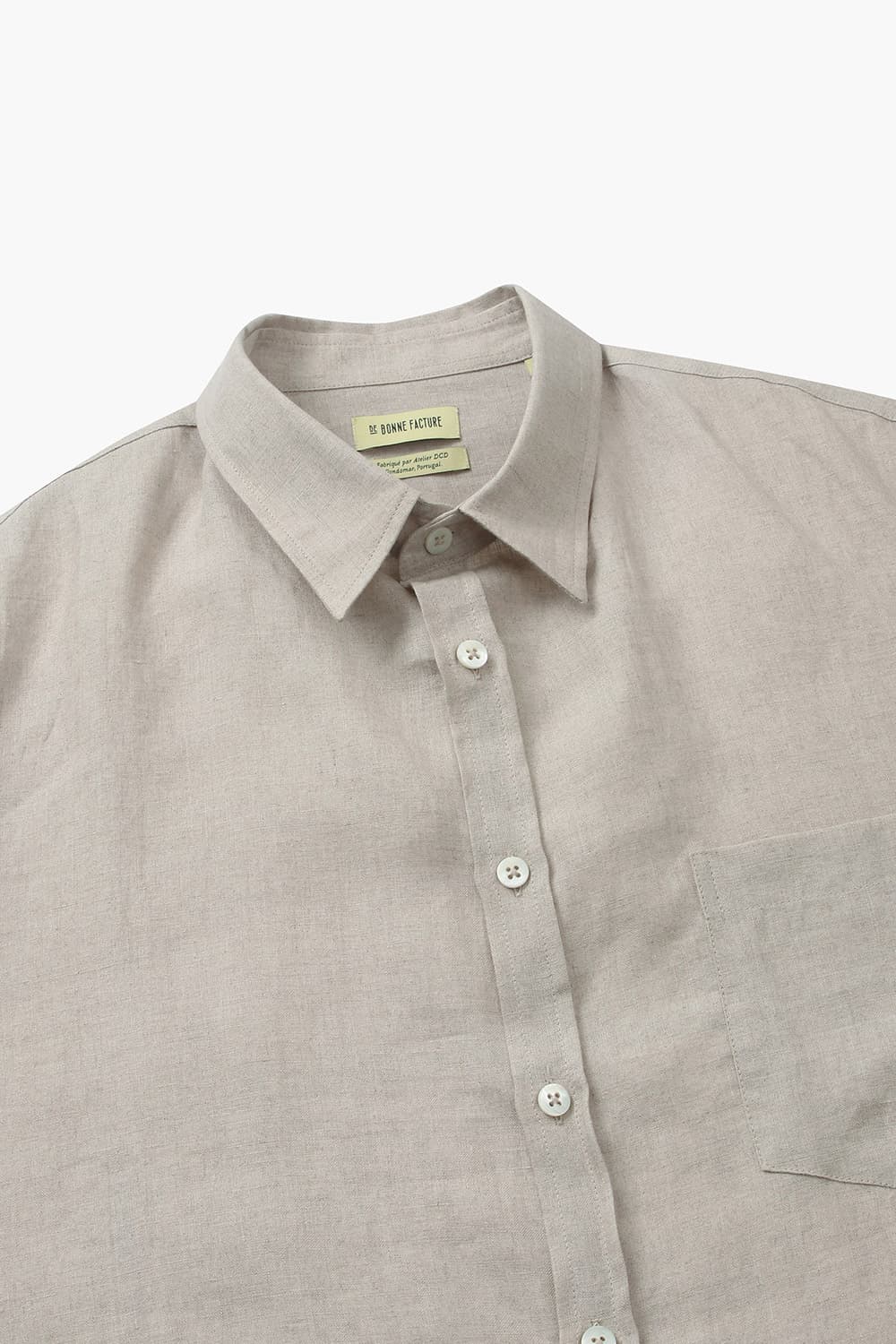 ESSENTIAL 린넨 포켓 셔츠 CH30 BELGIAN UDF