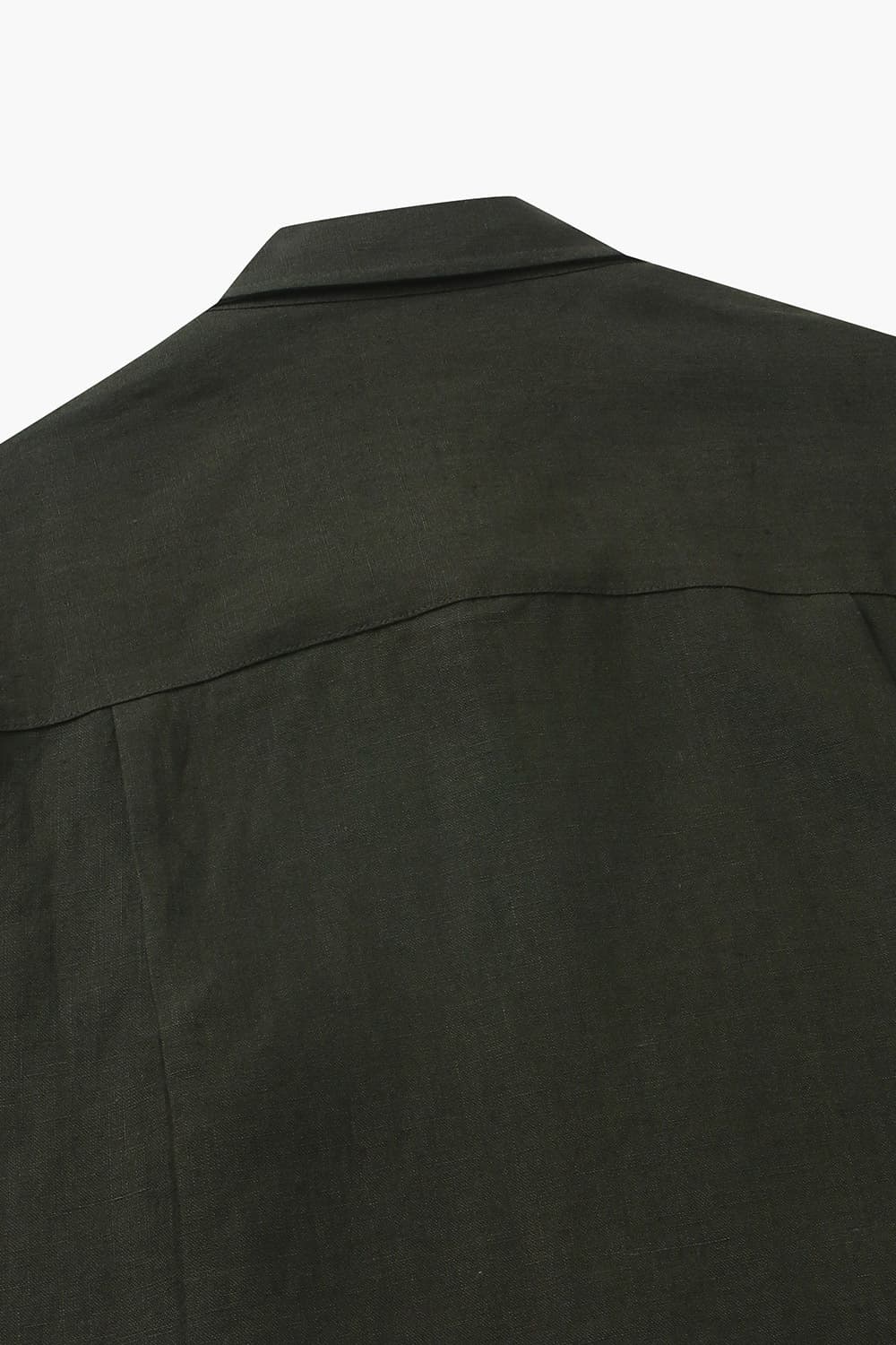 린넨 투 포켓 오버사이즈 셔츠 CH32 BELGIAN LARB