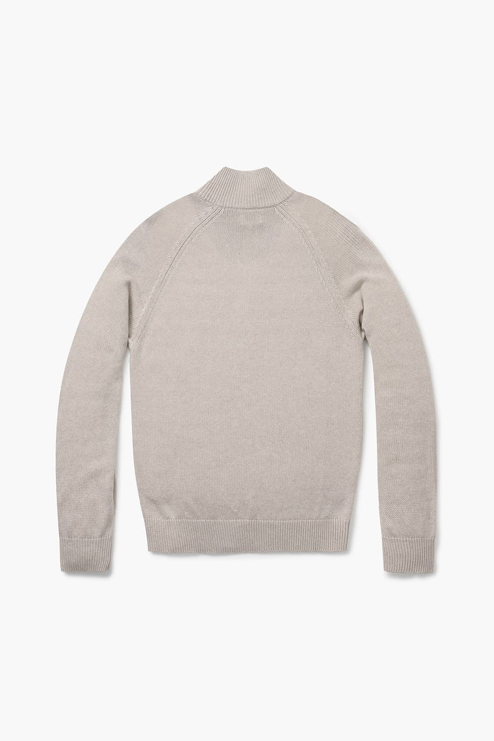 TRUCKER 캐시미어 하프 집업 긴소매 니트 BBS1318 02