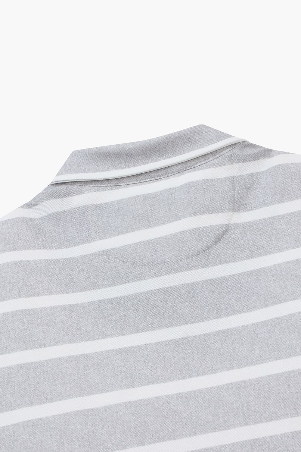 코튼 스트라이프 버튼 다운 반소매 티셔츠 65011NCP462211