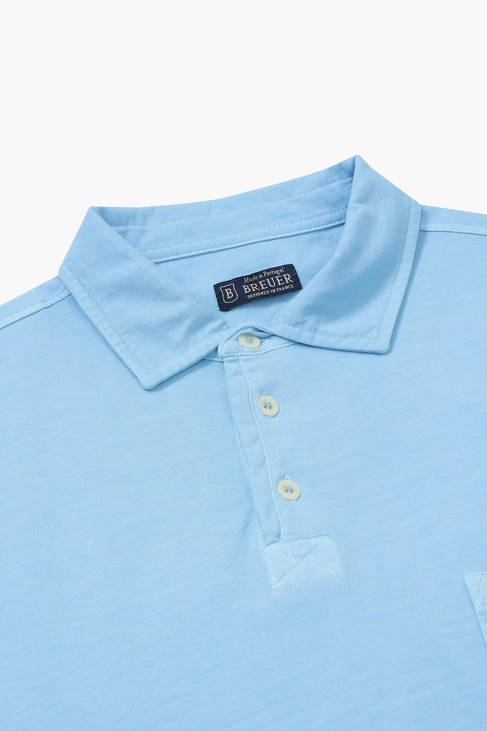 코튼 버튼 다운 포켓 반소매 티셔츠 69170P461814