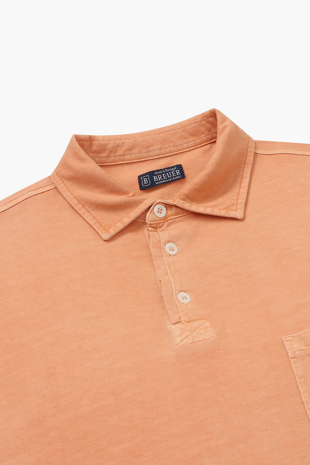 코튼 버튼 다운 포켓 반소매 티셔츠 69170P461816