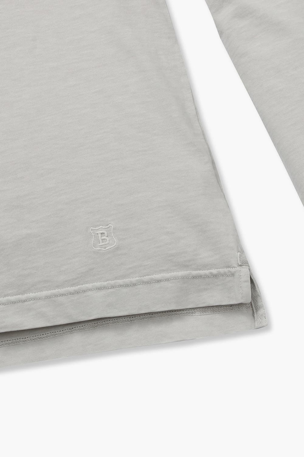 코튼 100 폴로 져지 긴팔 니트 베이지 RE4SMBAPO101R80