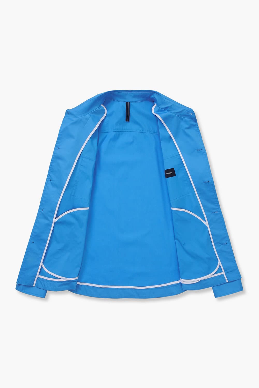 코튼 믹스 오버 셔츠 아우터 블루 RE4SMBAOT903R63