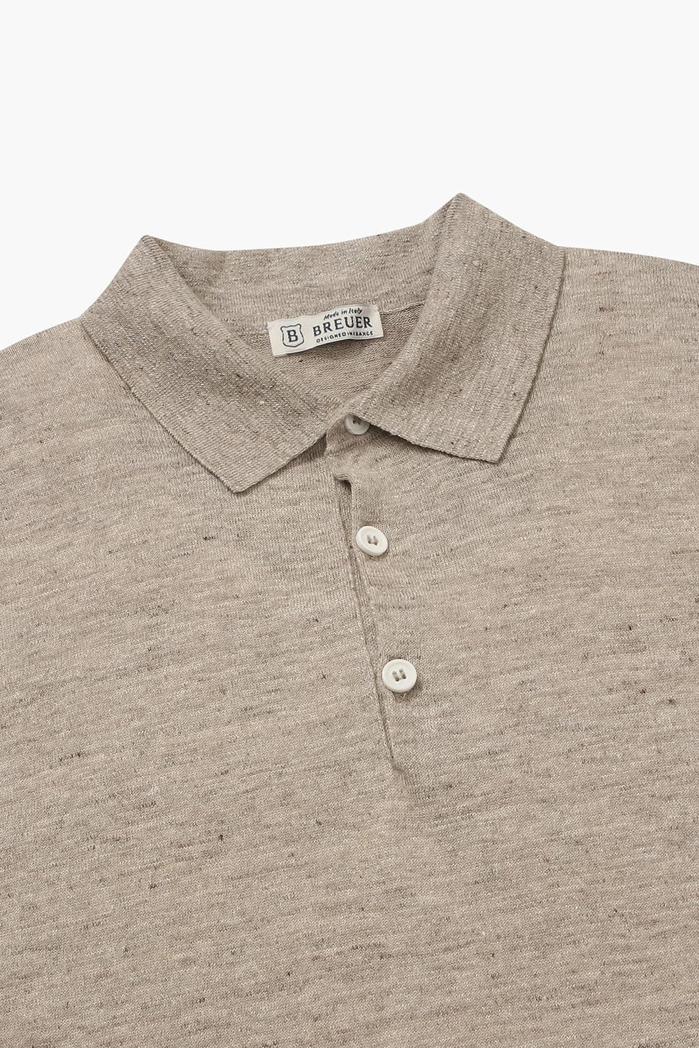 린넨 폴로 반소매 니트 BML022P452405