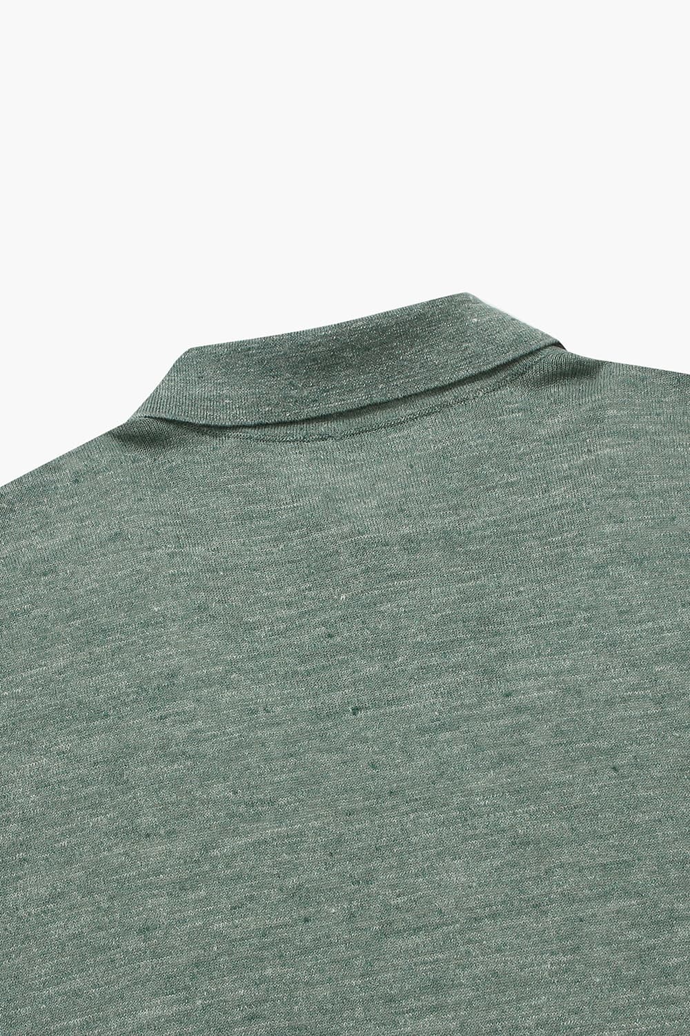 린넨 폴로 반소매 니트 BML022P452404