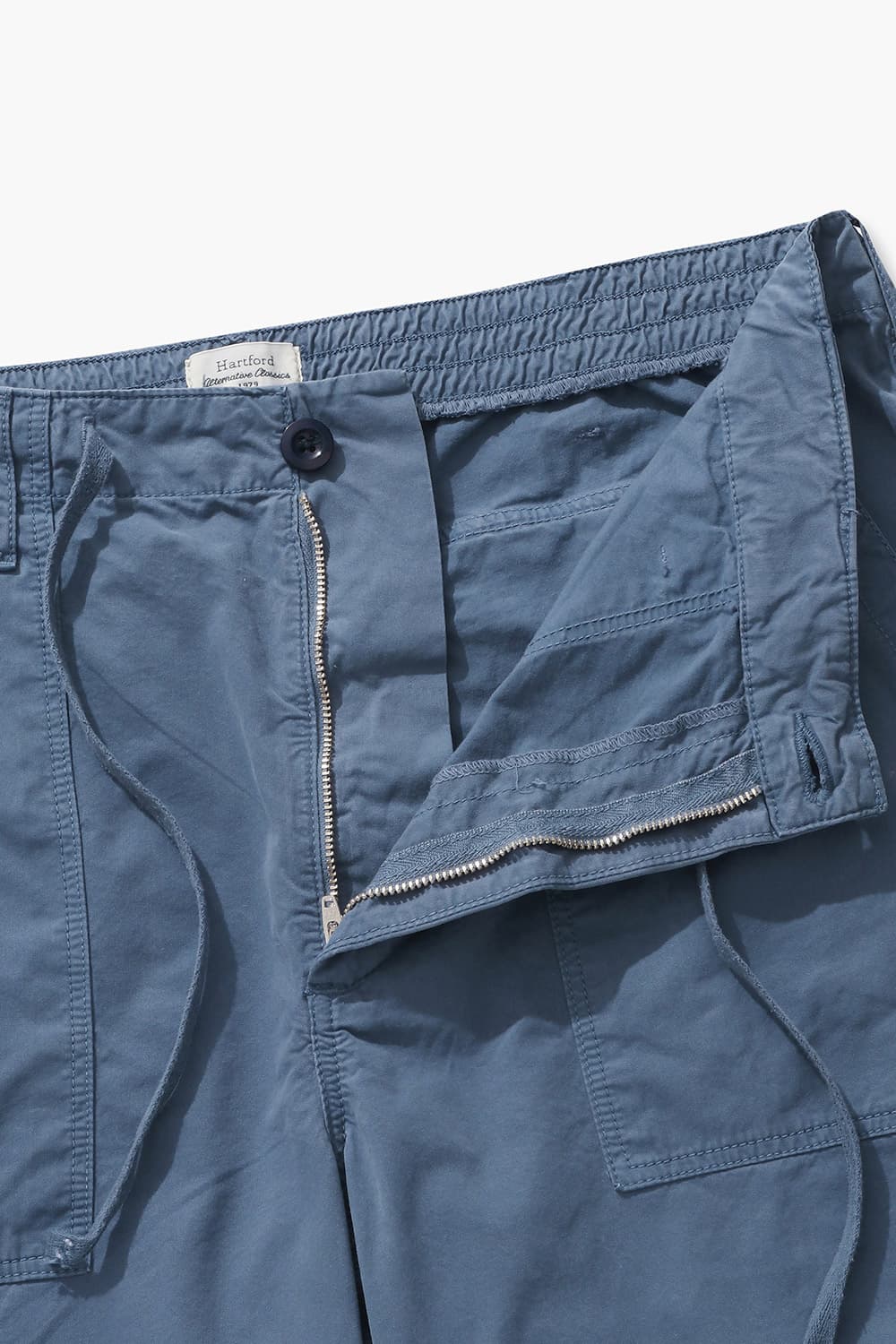 면 100 FATIGUE 반바지 블루 QE4SMHTPT013Q63