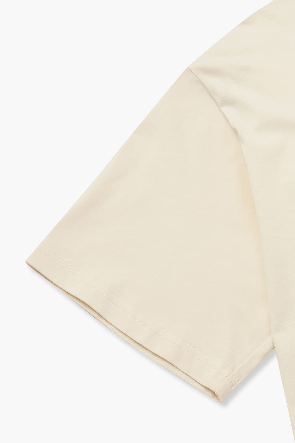 THOMAS 코튼 엠브로이더리 패치 반소매 티셔츠 234 025 07 0006OWH