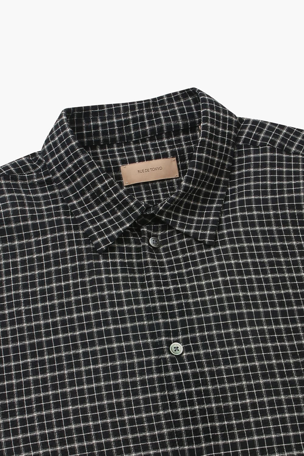 면 SAMSON 셔츠 블랙 QE4SMRDSH002Q98