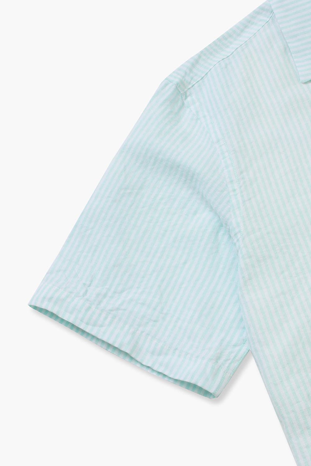 SETH 린넨 스트라이프 테일러드 카라 셔츠 242 173 0115WGS