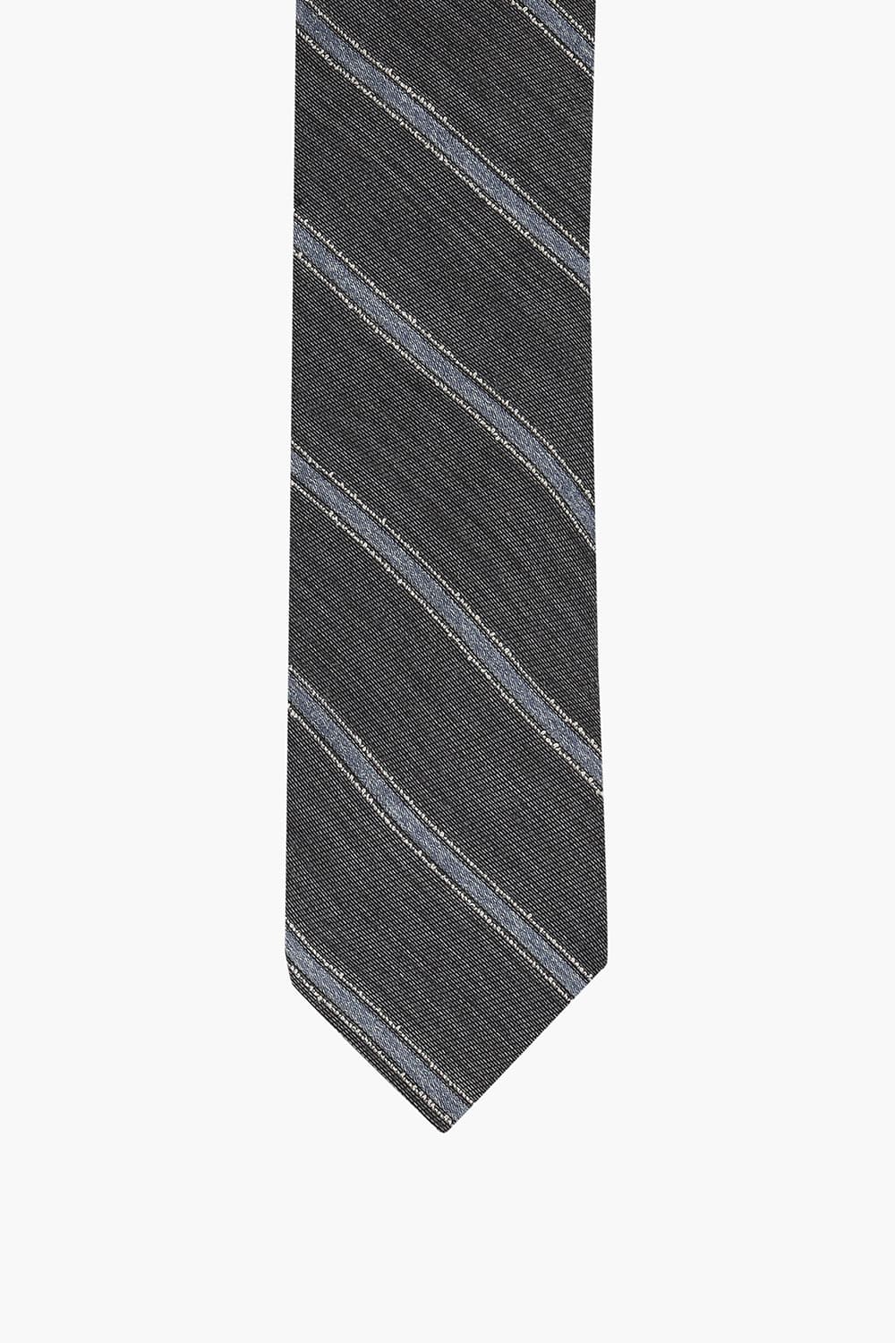 그레이 울 실크 믹스 넥타이 RD9FMBBTI108R95