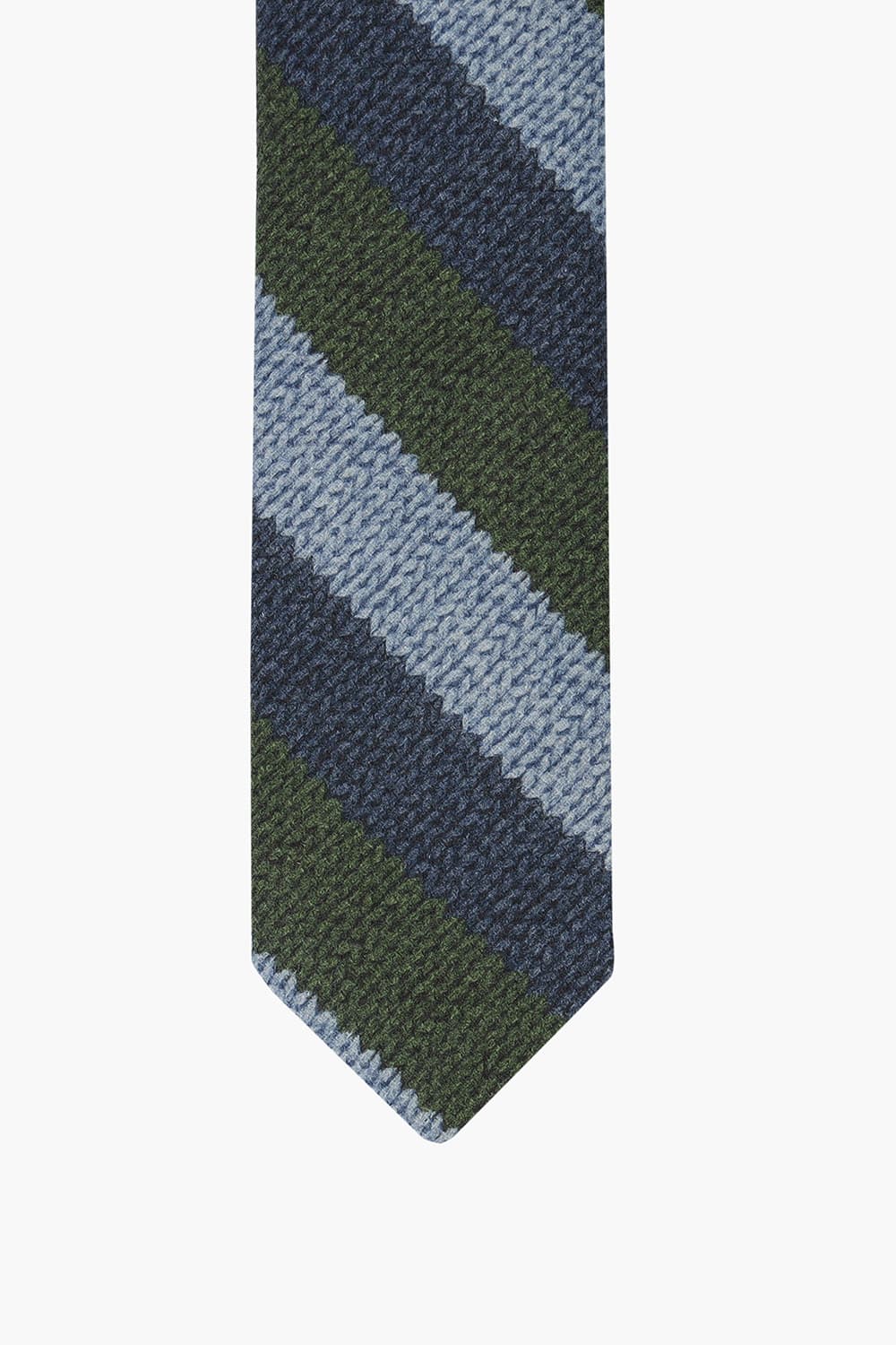 다크 그린 울 실크 믹스 넥타이 RD9FMBBTI107R77