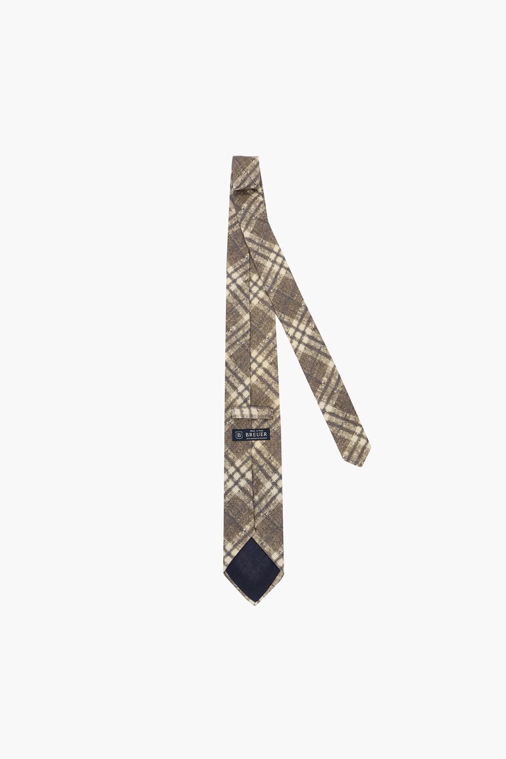 브라운 울 실크 믹스 넥타이 RD9FMBBTI106R85