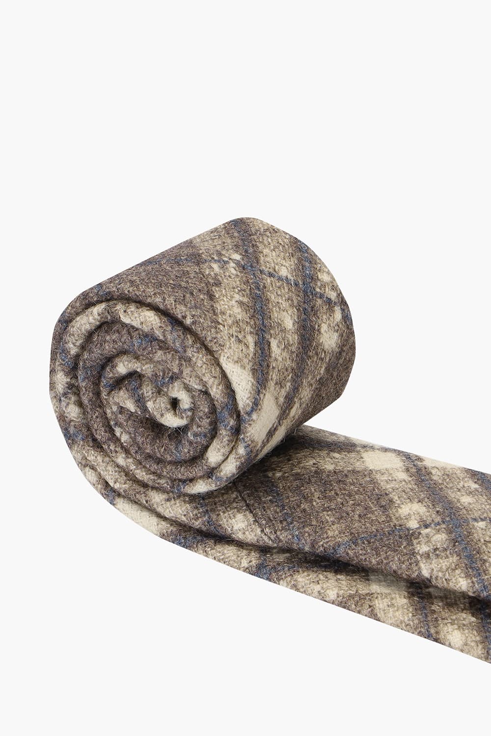 브라운 울 실크 믹스 넥타이 RD9FMBBTI106R85