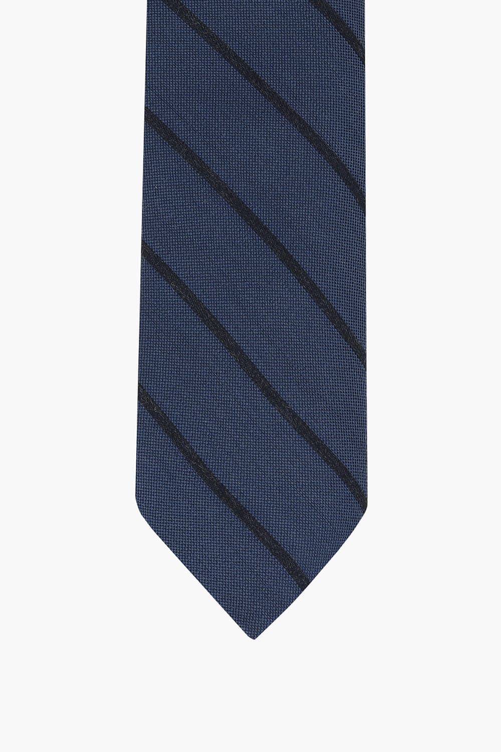 울 실크 혼방 스트라이프 넥타이 02112H903904