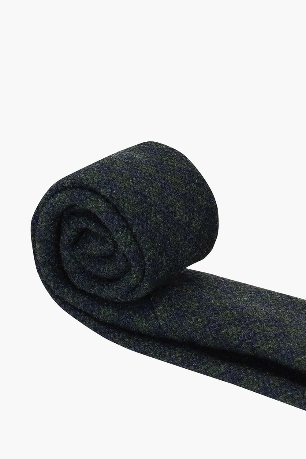 다크 그린 울 실크 믹스 넥타이 RD8FMBBTI104R77