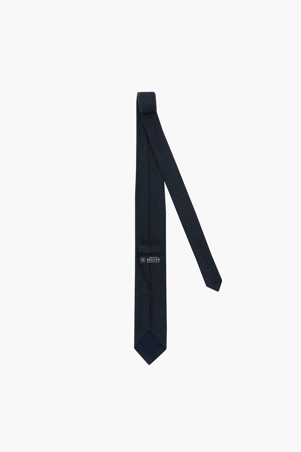 다크 네이비 울 실크 믹스 넥타이 RD8FMBBTI101R66