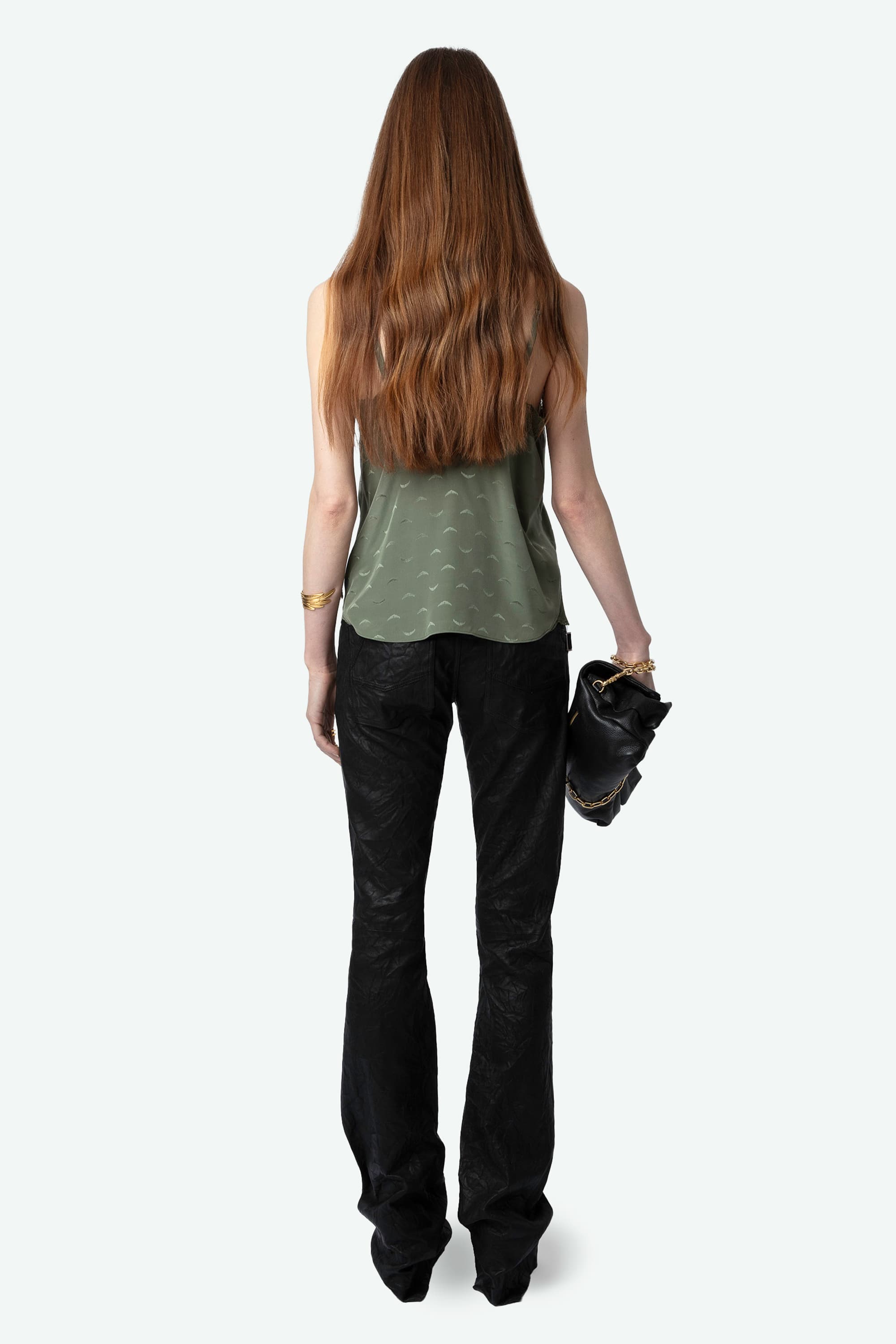 Cyoko Jacquard Silk Camisole