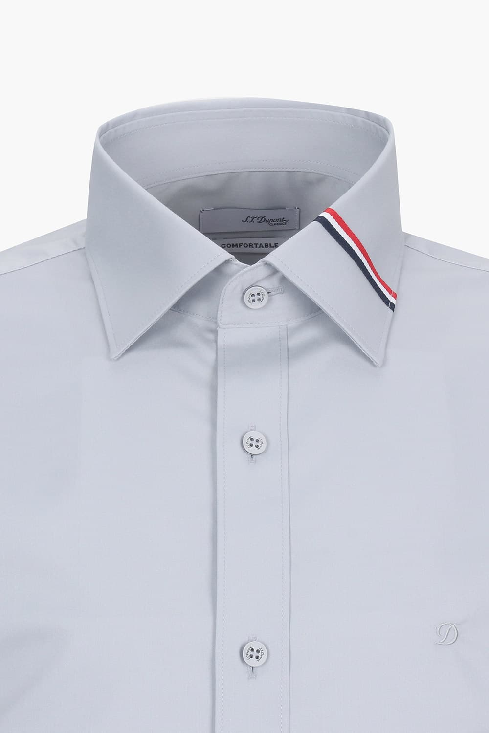 카라 커프스 트리콜로르 952 컴포터블 셔츠 그레이 SE4FM22LS952SGY