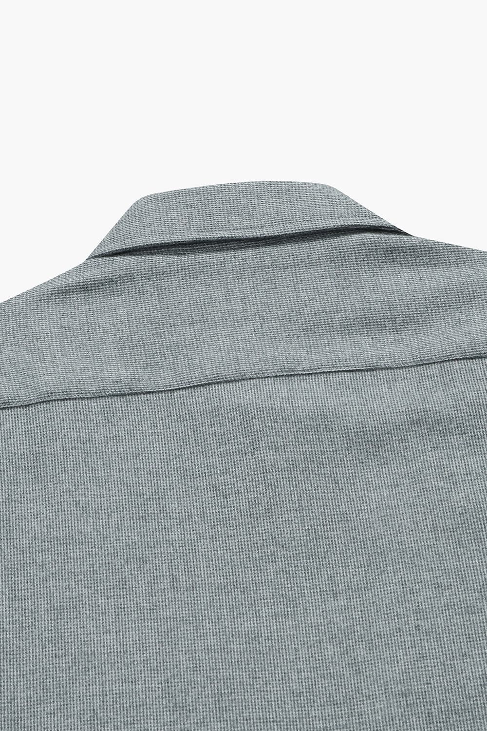 코튼 100 MICRO HOUNDTHOOTH 셔츠 그레이 RE4FMBASH305R95