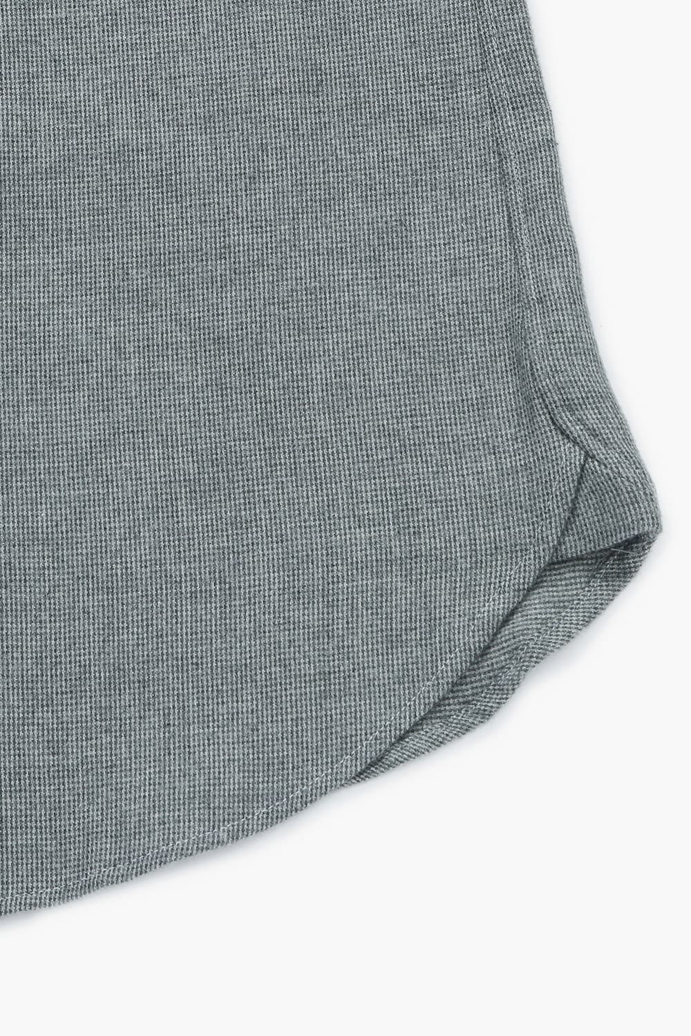 코튼 100 MICRO HOUNDTHOOTH 셔츠 그레이 RE4FMBASH305R95