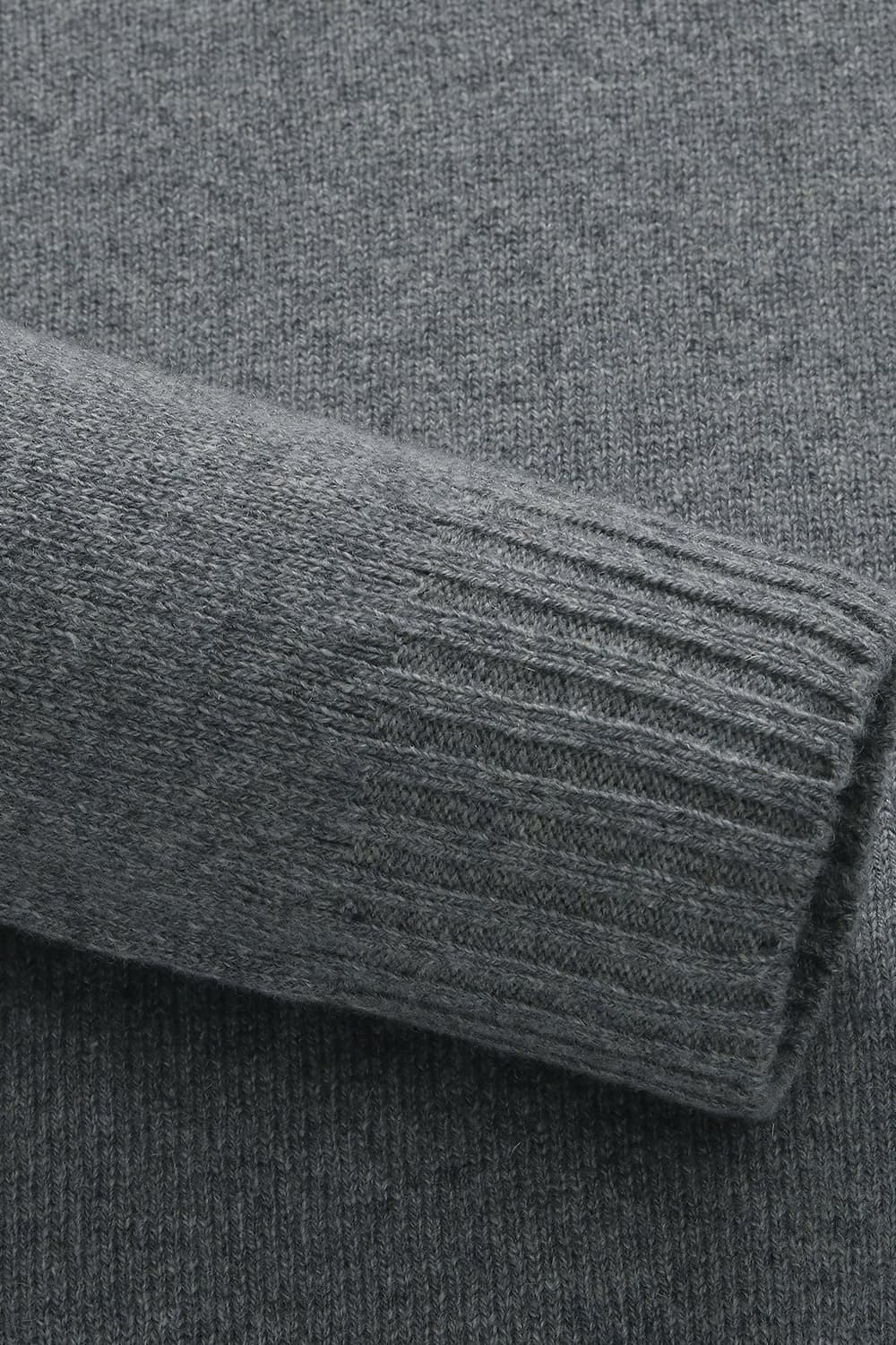 울 100 Capuche 니트 그레이 RE4FMBAKN401R95