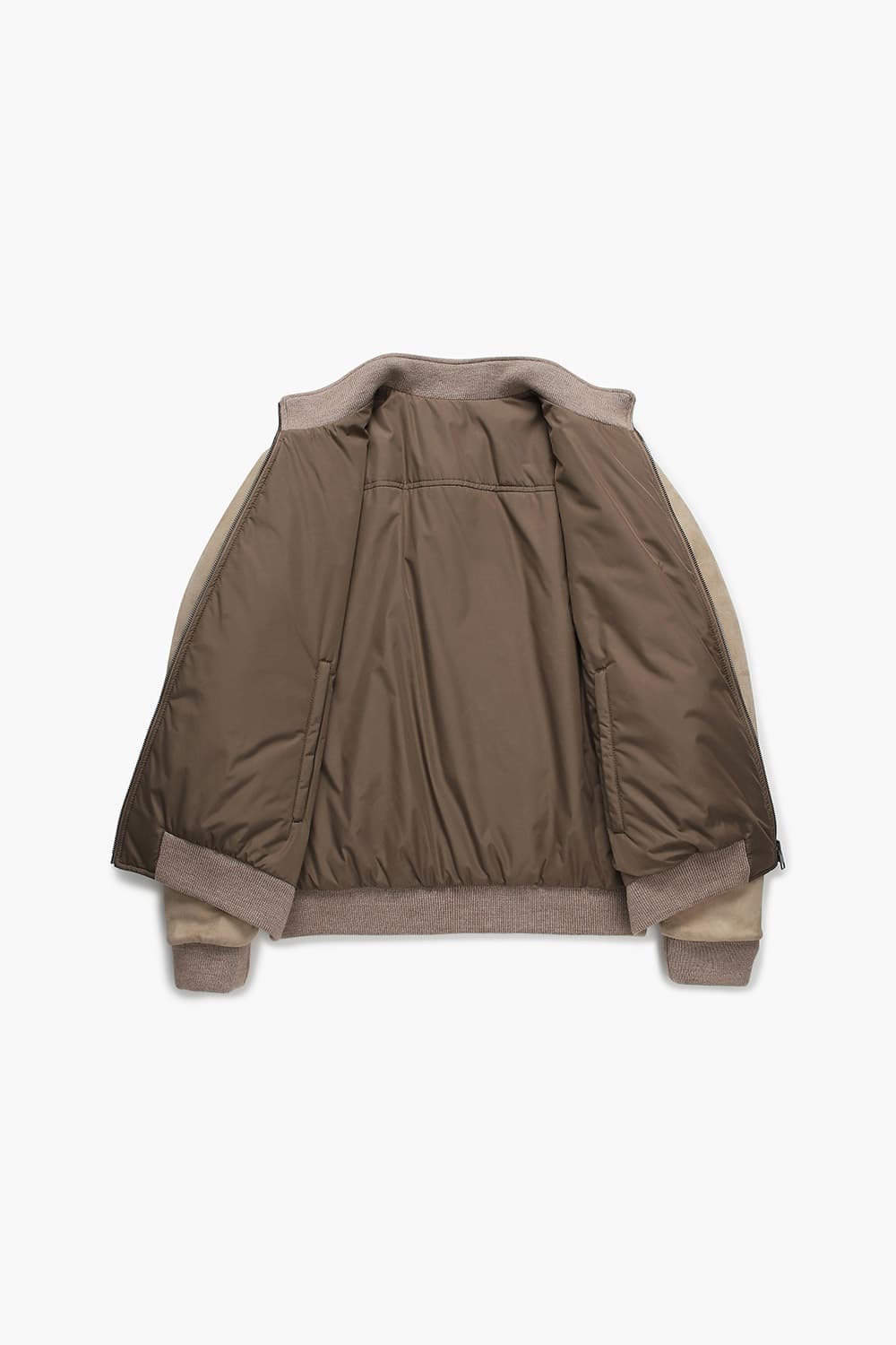 램스킨 Reversible blouson 베이지 점퍼 RE4FMMALE802R80