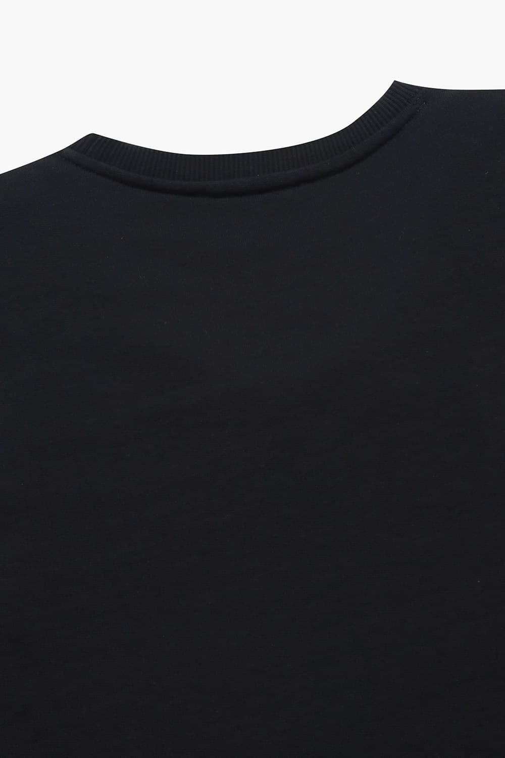 오가닉 면 100 TRU 스웨터 티셔츠 블랙 QE4FMRDTE101Q99