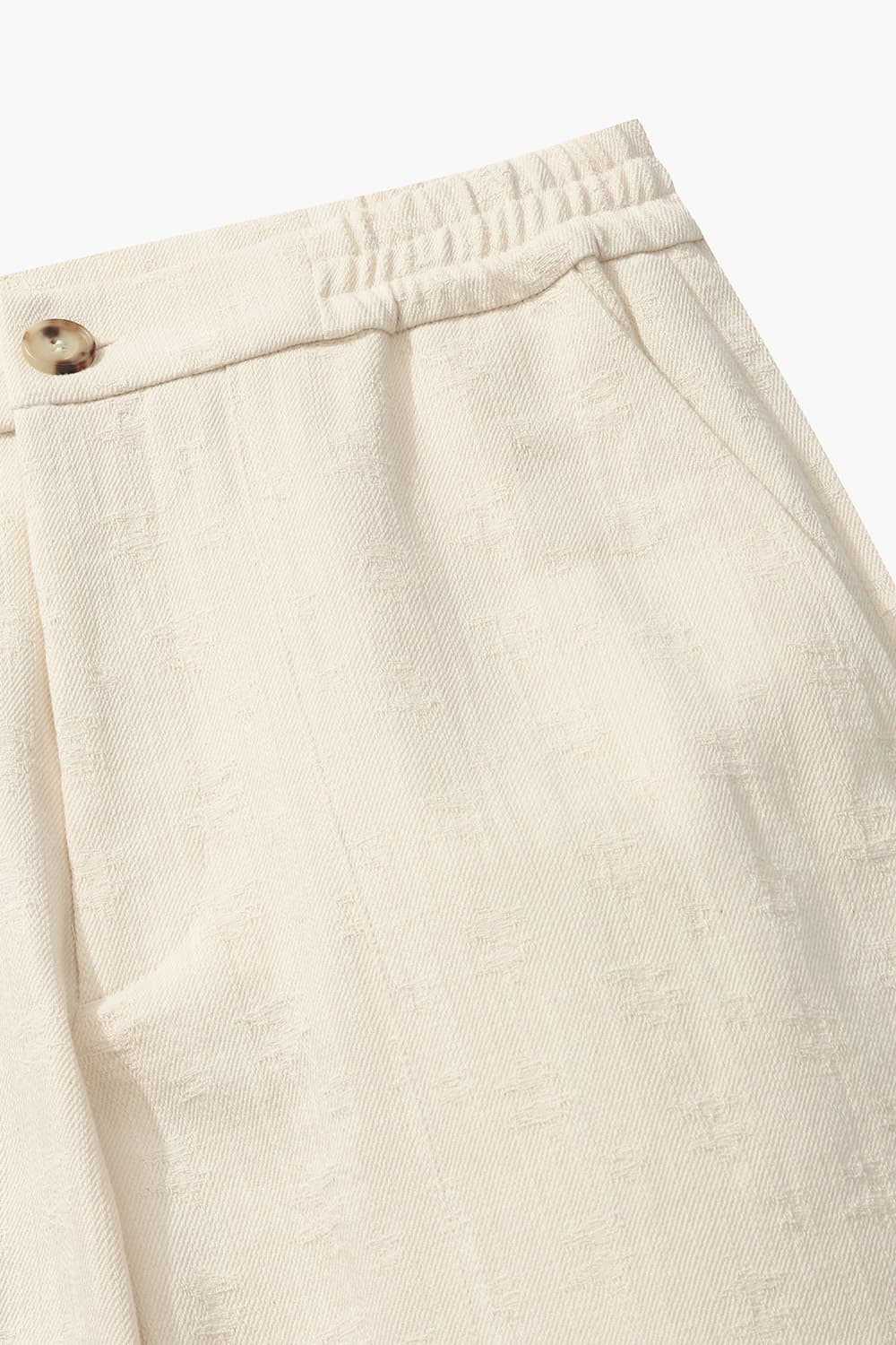 면 100 PASCAL 바지 아이보리 QE4FMRDPT102Q12