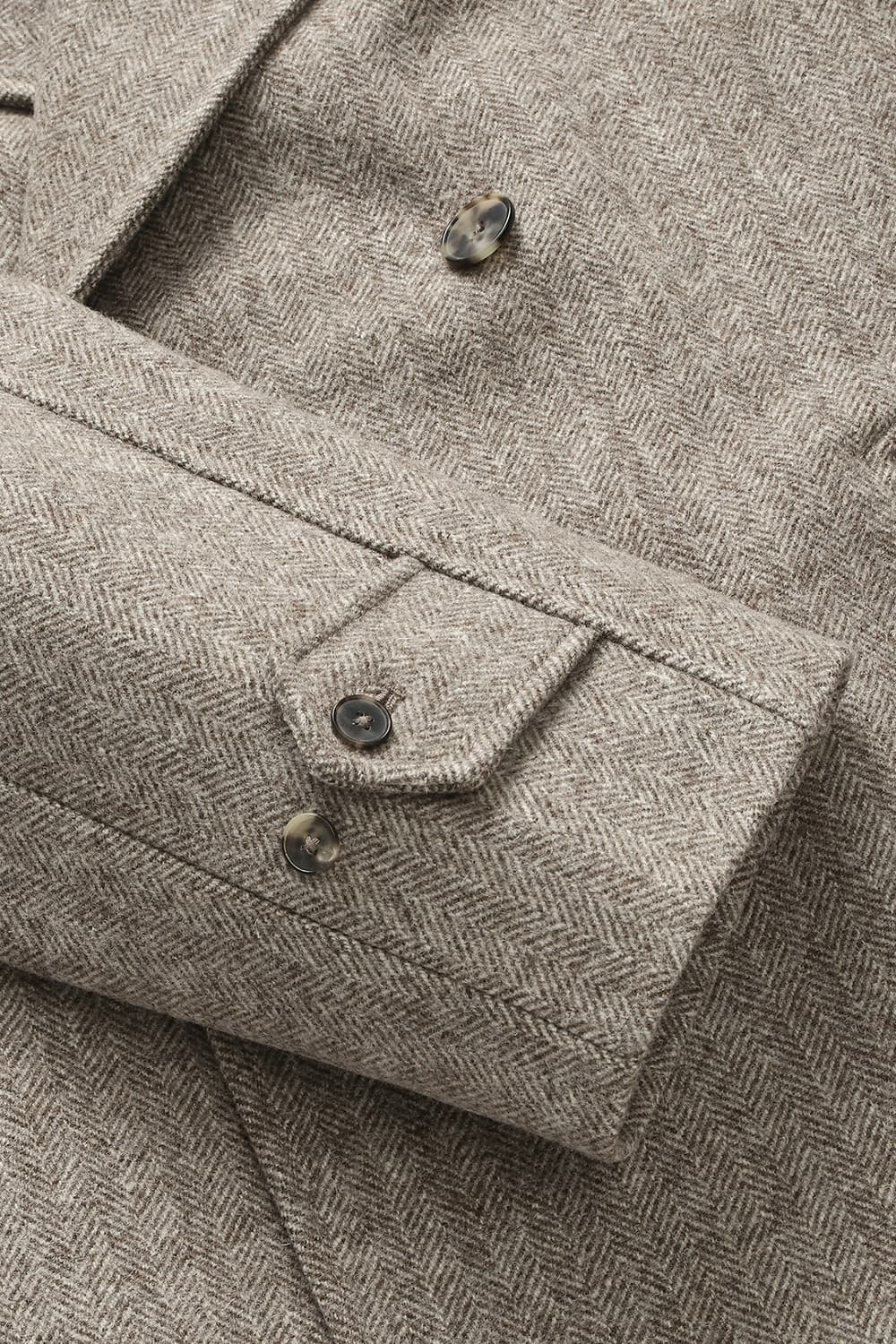 [기간한정] 울100 GRANDAD COAT 그레이 코트 QE4FMDBCO101Q94