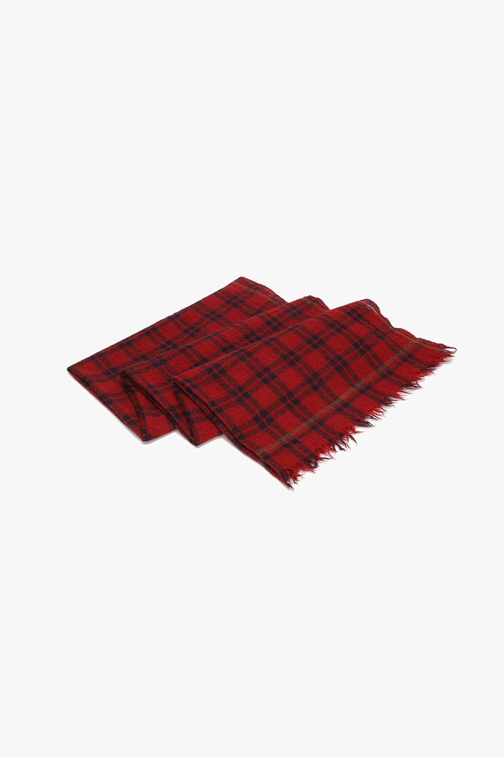 울100 BUFFALO CHECK SCARF 레드 머플러 QE4FMHTSC102Q44
